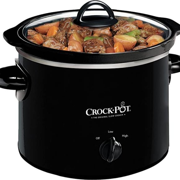 CrockPot Other - Crock-Pot 2-QT Round Manual Slow Cooker, Black